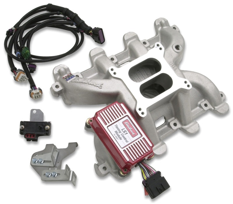 Edelbrock SBC LS1 Carbureted Manifold