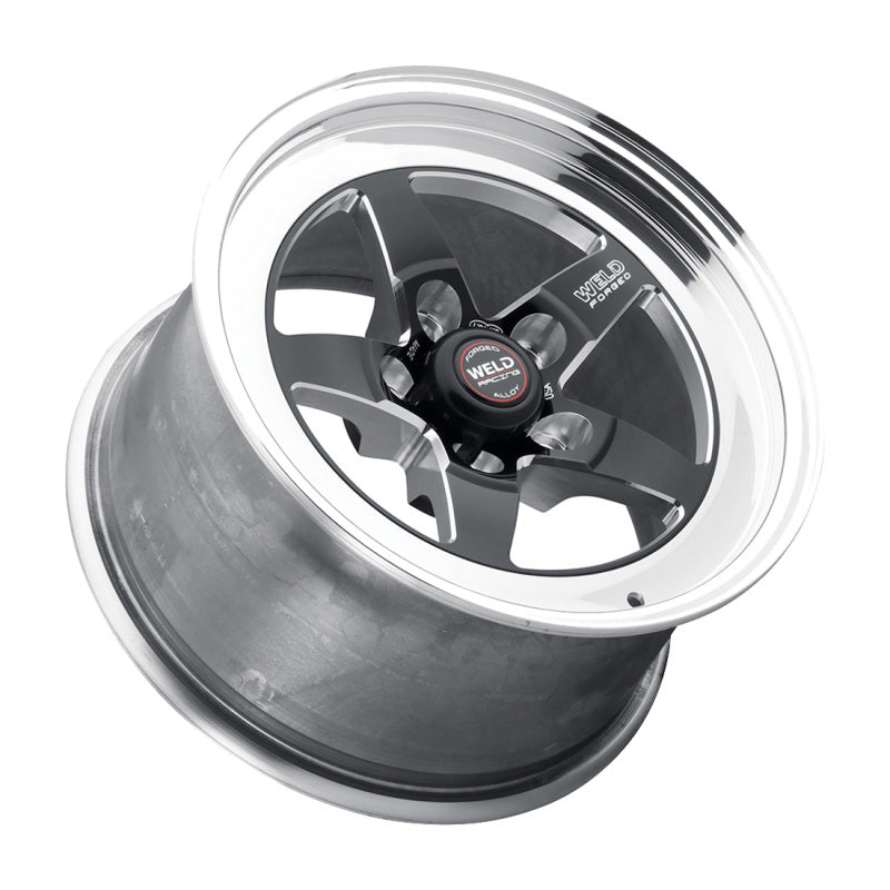 Weld S71 15x4 / 5x5 BP / 2.5in. BS Black Wheel (Low Pad) - Non-Beadlock