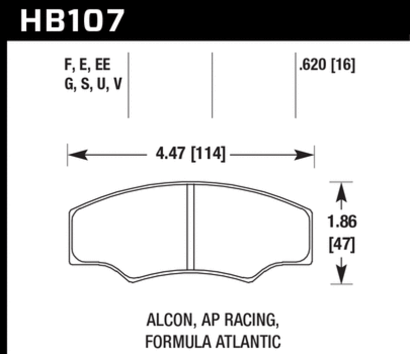 Hawk Alcon/AP Racing Motorsport Caliper ER-1 Brake Pad Set-Hawk Performance-797 Offroad
