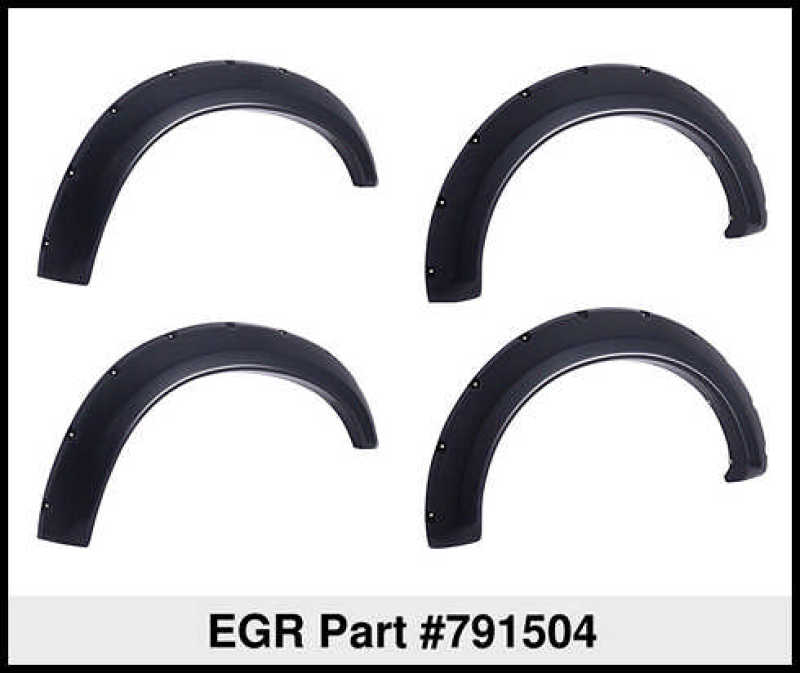 EGR 07-13 Chev Silverado 6-8ft Bed Bolt-On Look Fender Flares - Set