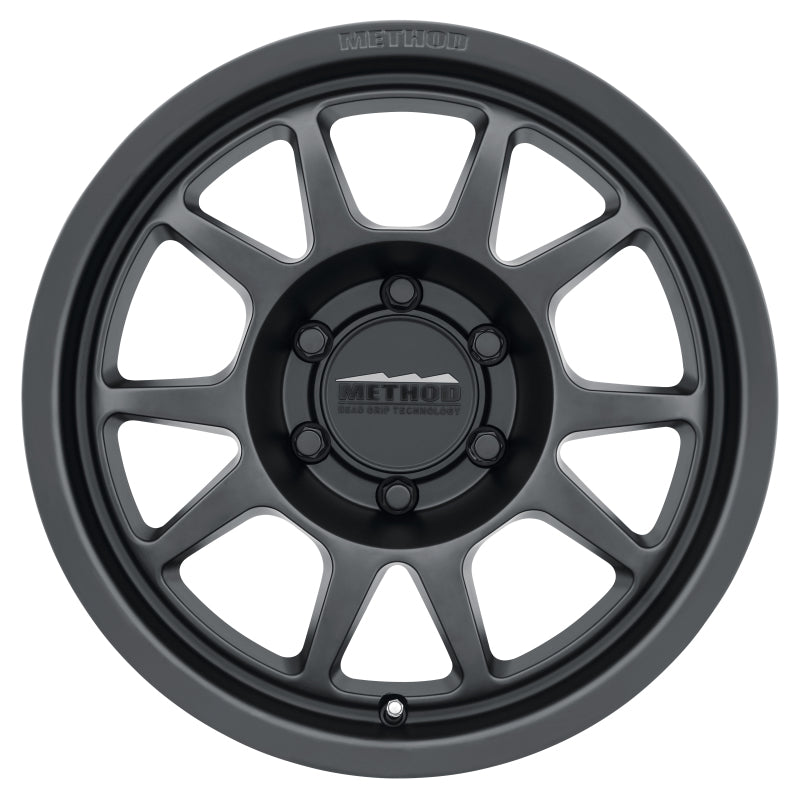 Method MR702 17x8.5 0mm Offset 6x135 87mm CB Matte Black Wheel