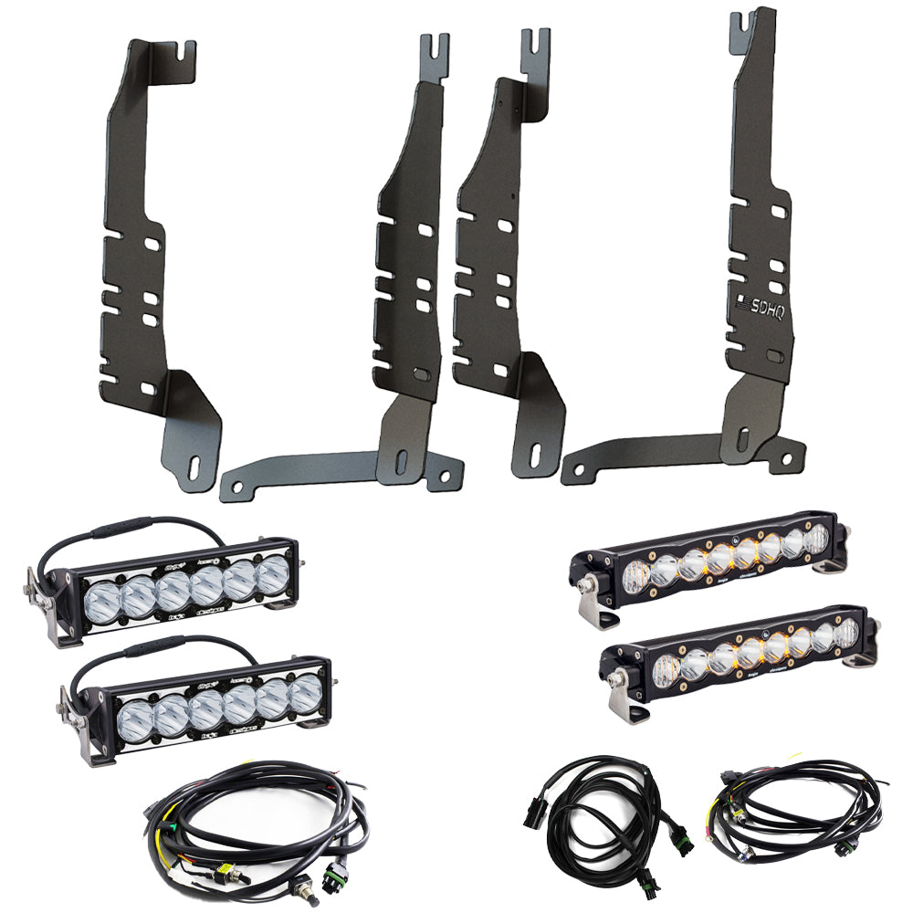 '19-Current Ram 1500 SDHQ Built "Build your Own" Behind the Grille LED Light Bar Mount