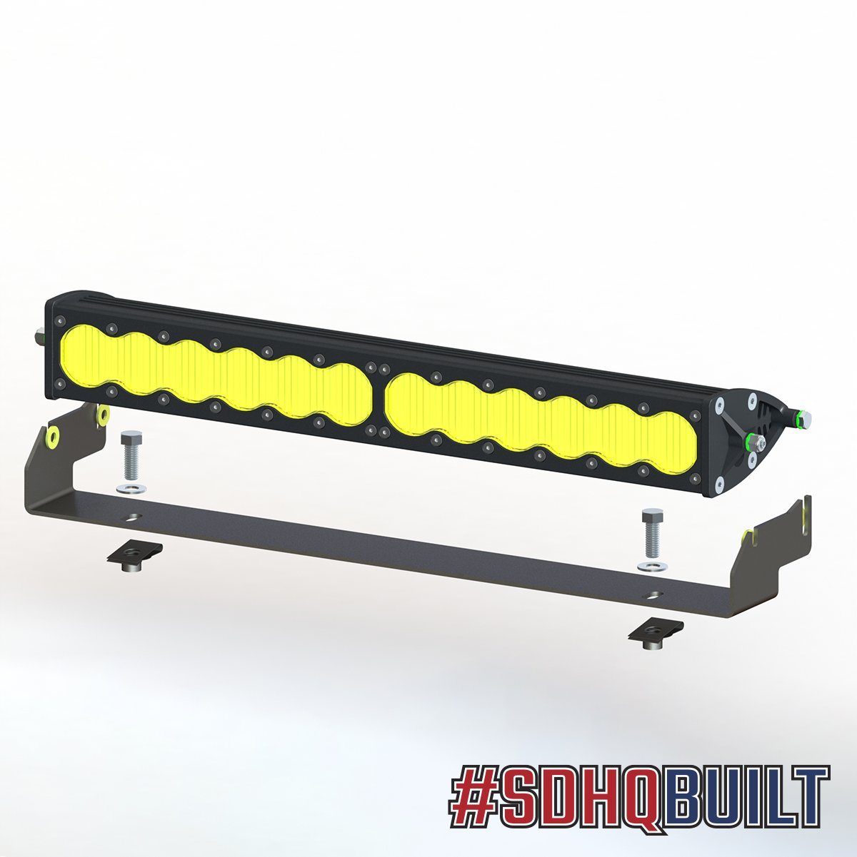 '20-23 GMC 2500/3500 SDHQ Built 20" OEM Bumper LED Light Bar Mount