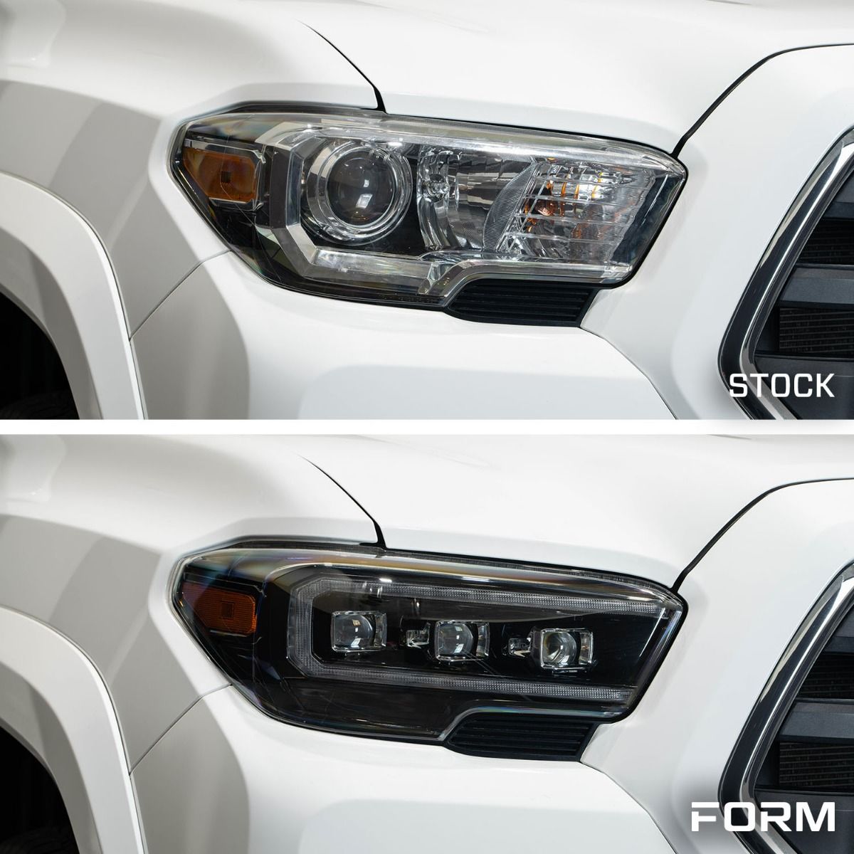 Form Lighting 2016-2023 Toyota Tacoma Sequential LED Projector Headlights (pair)