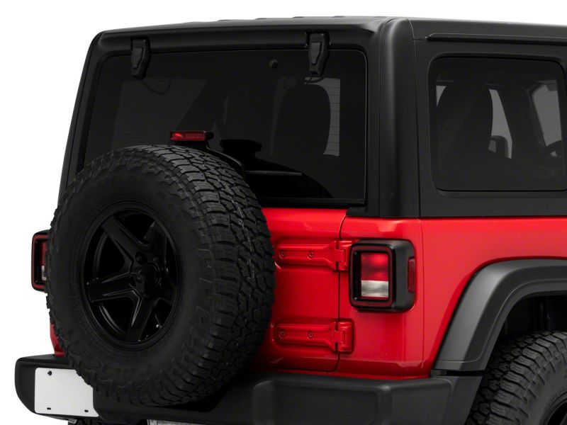 Raxiom 18-23 Jeep Wrangler JL Axial Series Rear Window Glass Hinge LED Lights