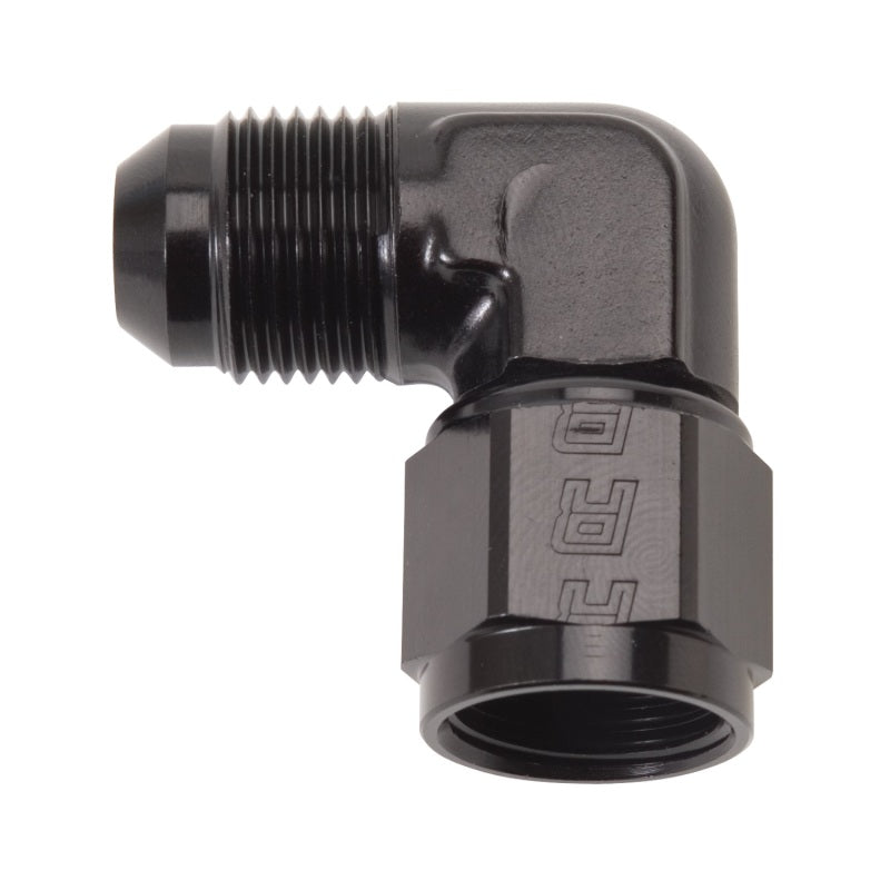 Russell Performance -6 AN 90 Degree Male AN to Female AN Fitting (Black)-Russell-797 Offroad
