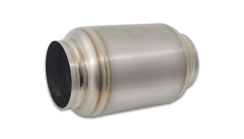 Vibrant Titanium Muffler w/Natural Tip 4in. Inlet / 4in. Outlet / 5.875in Dia-Vibrant-797 Offroad