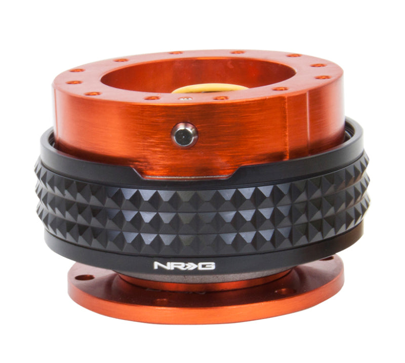 NRG Quick Release Kit - Pyramid Edition - Orange Body / Black Pyramid Ring