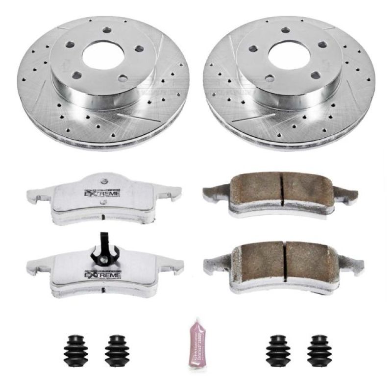 Power Stop 99-04 Jeep Grand Cherokee Rear Z26 Street Warrior Brake Kit