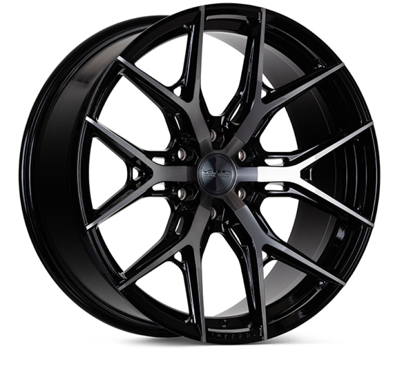 Vossen HF6-4 22x12 / 6x135 / ET-44 / Ultra Deep Face / 87.1 - Tinted Gloss Black Wheel