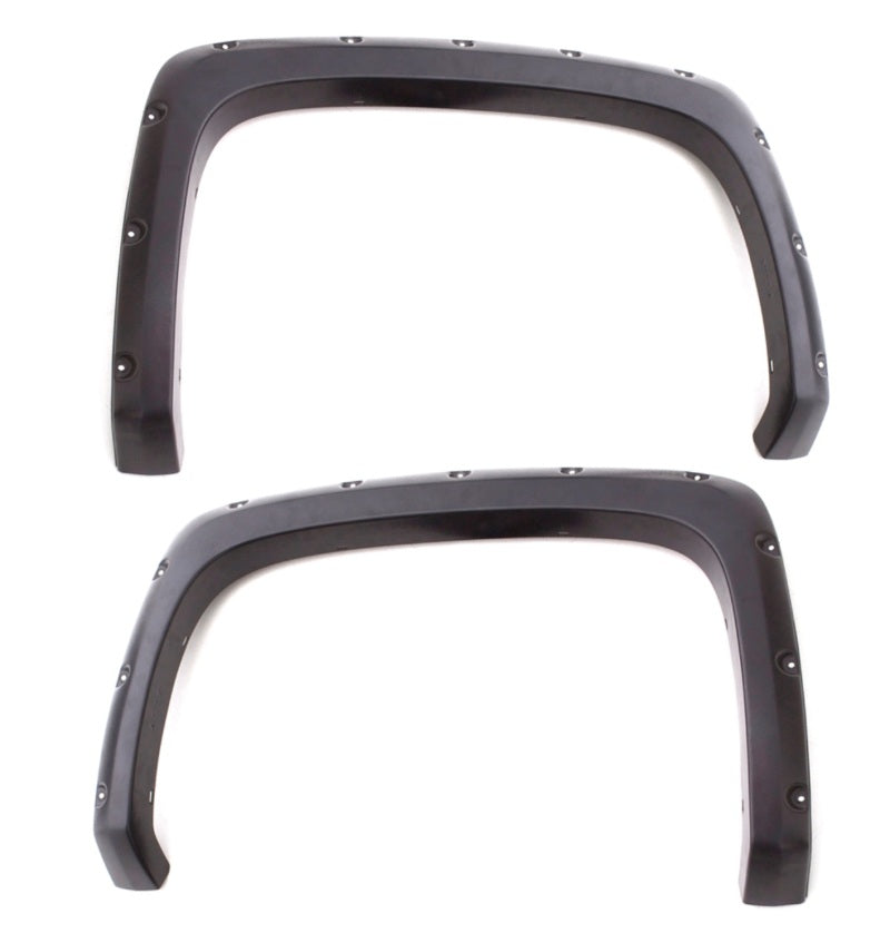 Lund 14-15 GMC Sierra 1500 RX-Rivet Style Smooth Elite Series Fender Flares - Black (4 Pc.)