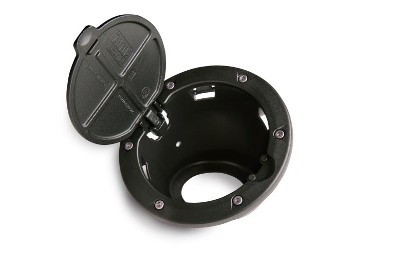 AMP Research 2007-2017 Jeep Wrangler JK 2/4 Door Fuel Door - Black-AMP Research-797 Offroad
