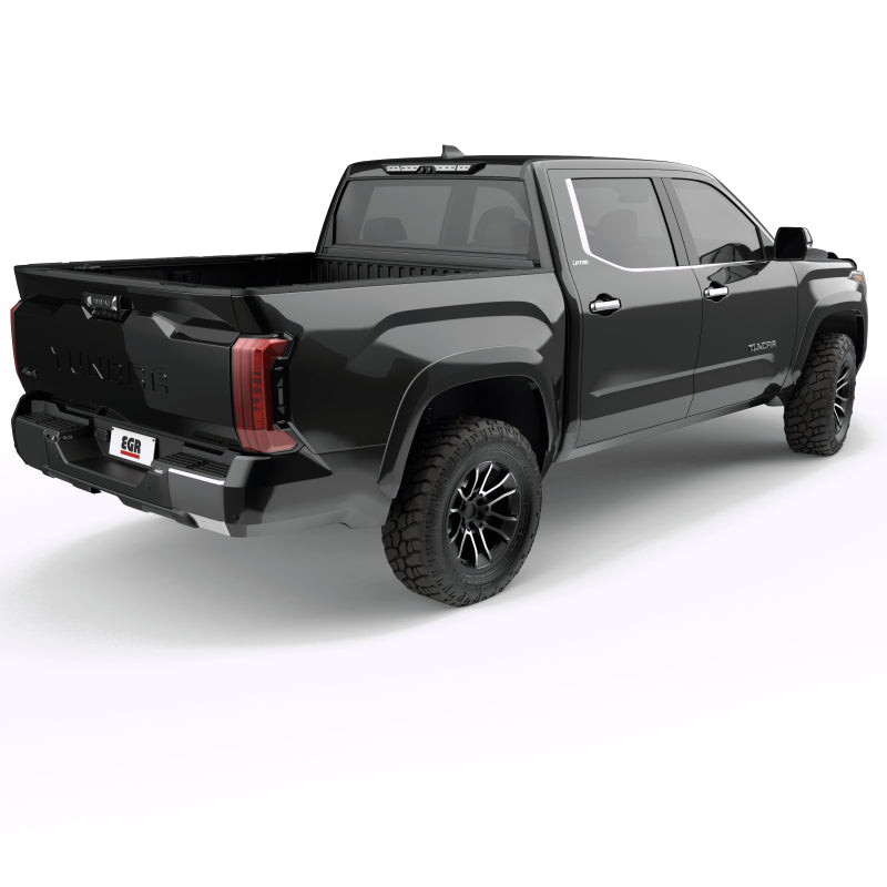 EGR 22-24 Toyota Tundra 66.7in Bed Summit Fender Flares (Set of 4) - Painted to Code Black