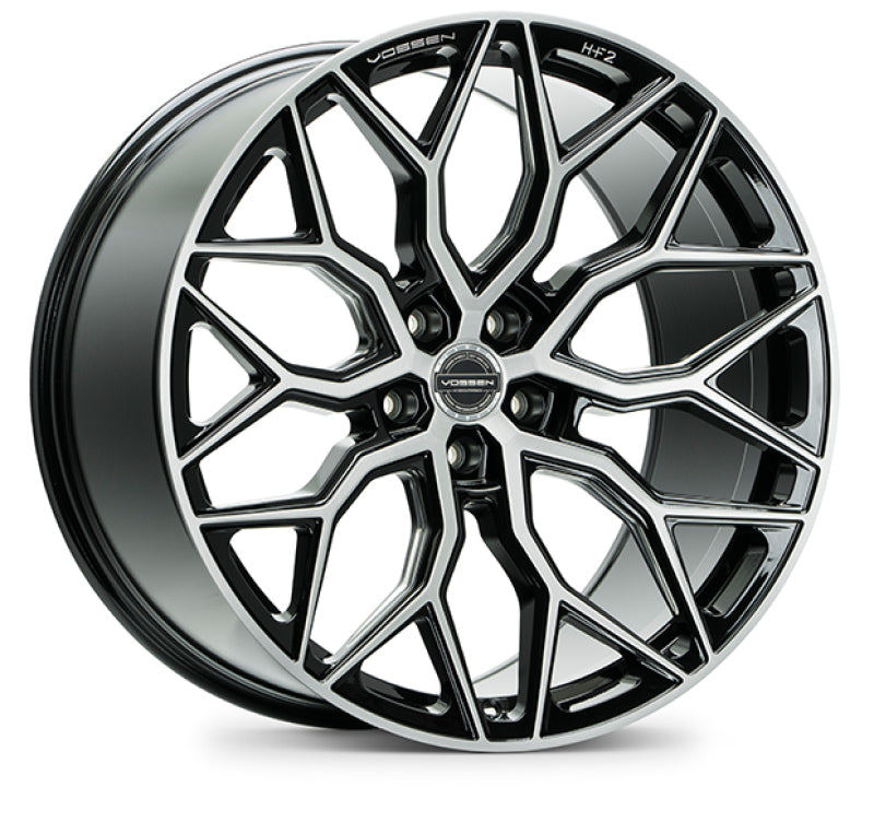 Vossen HF-2 22x10.5 / 5x130 / ET20 / Deep Face / 84.1 - Brushed Gloss Black Wheel