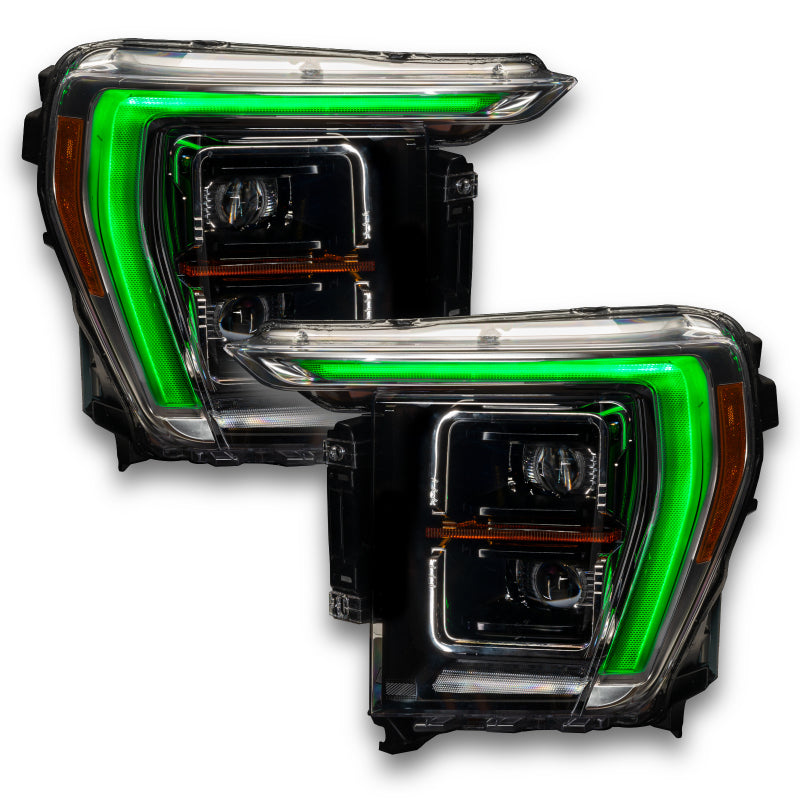 Oracle 21-22 Ford F-150 ColorSHIFT RGB+W Headlight DRL Upgrade Kit w/ Simple Controller