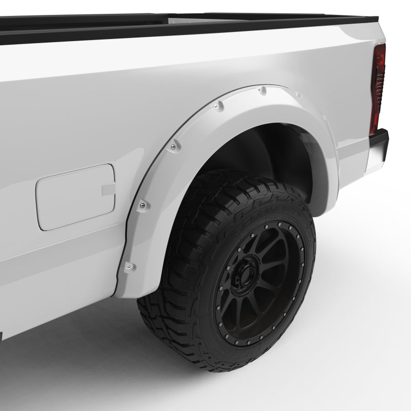 EGR 2017 Ford Super Duty Bolt-On Look Color Match Fender Flares - Set - Oxford White