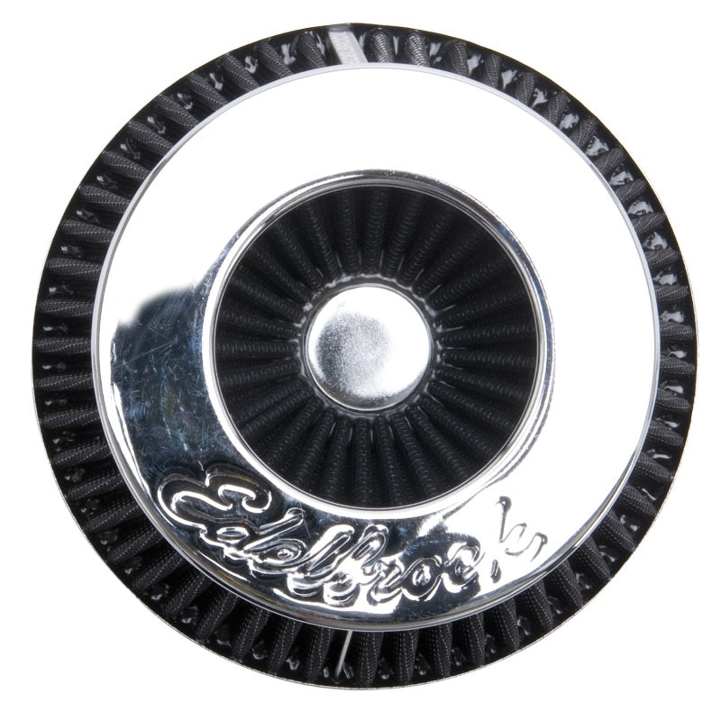 Edelbrock Air Filter Pro-Flo Series Conical 3 7In Tall Black/Chrome