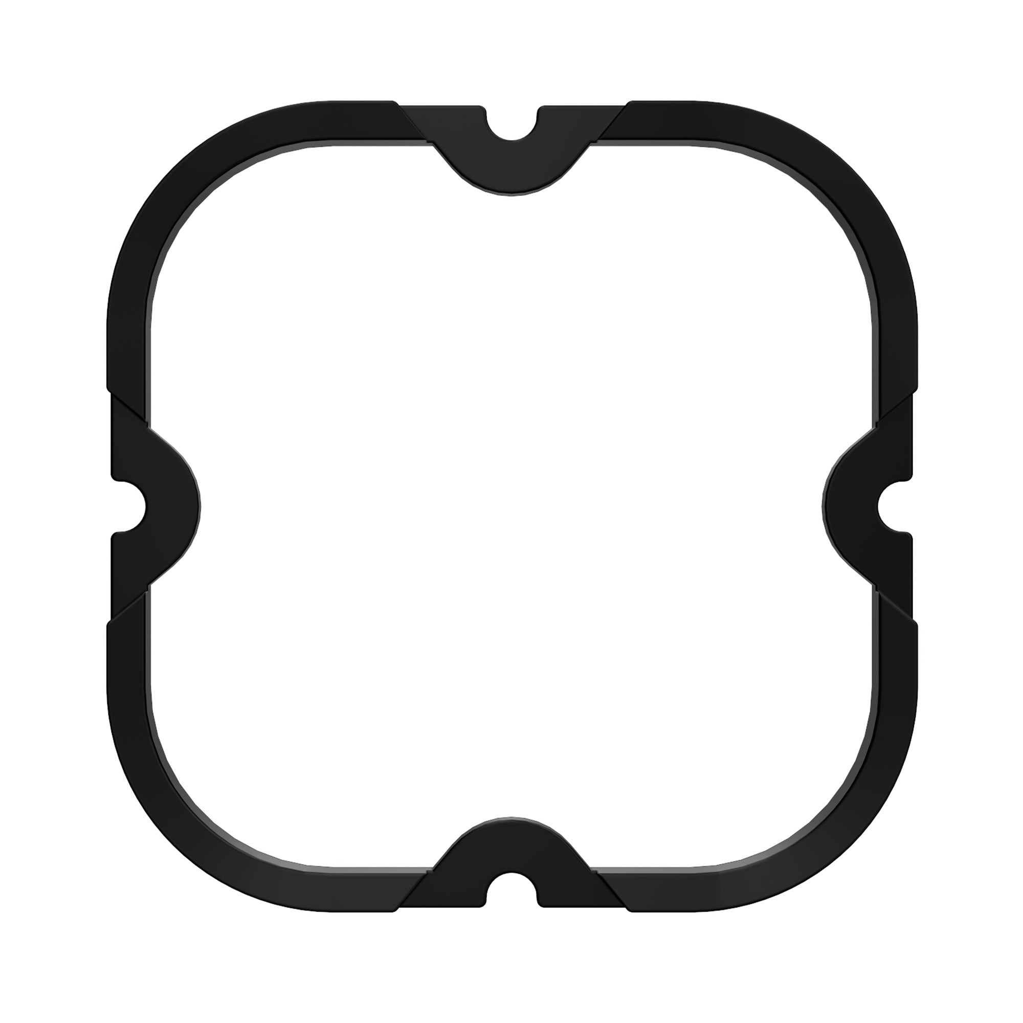 KC Hilites FLEX ERA 4 - 1-Bezel Ring - ED Coated - Black