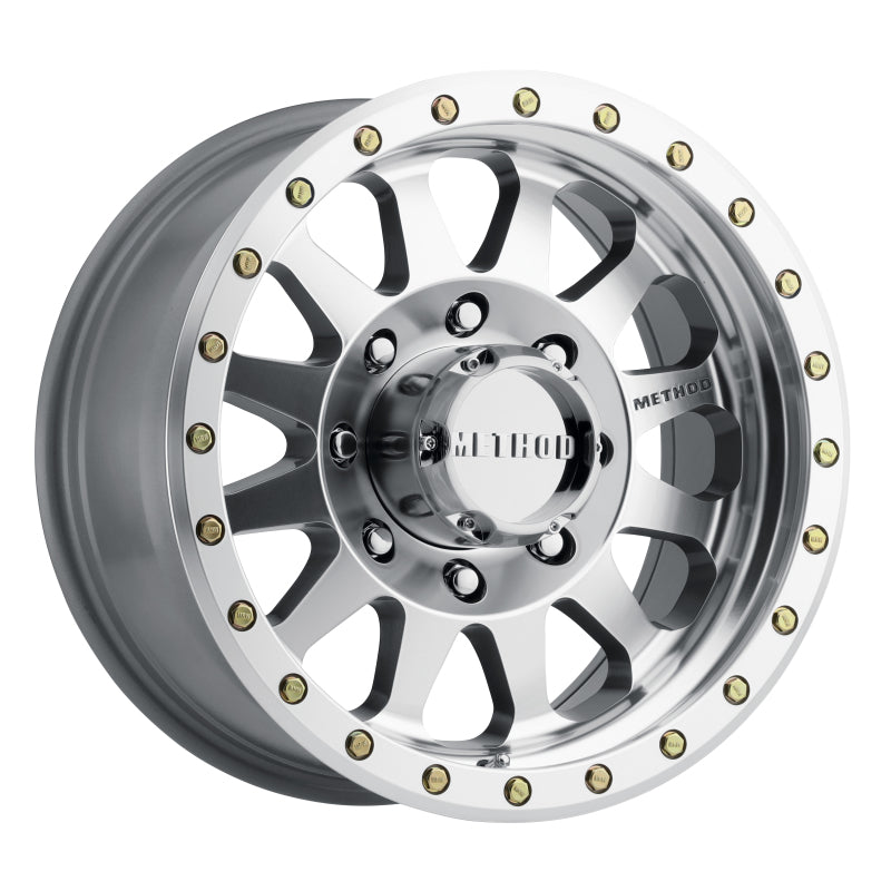 Method MR304 Double Standard 20x10 -18mm Offset 8x180 130.81mm CB Machined/Clear Coat Wheel