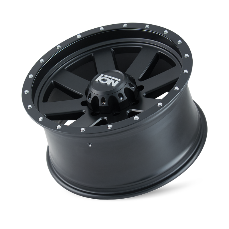 ION Type 134 17x8.5 / 5x127 BP / -6mm Offset / 83.82mm Hub Matte Gunmetal/Black Beadlock Wheel