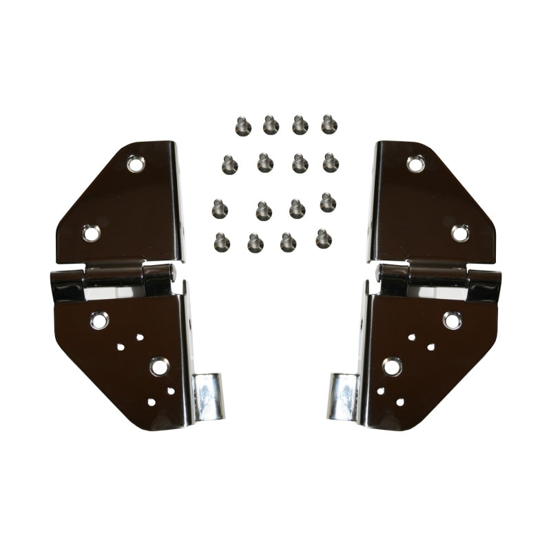 Rugged Ridge 76-95 Jeep CJ / Jeep Wrangler Stainless Steel Windshield Hinges-Rugged Ridge-797 Offroad