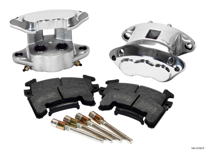 Wilwood D154 Rear Caliper Kit -Polished 1.12 / 1.12in Piston 0.81in Rotor