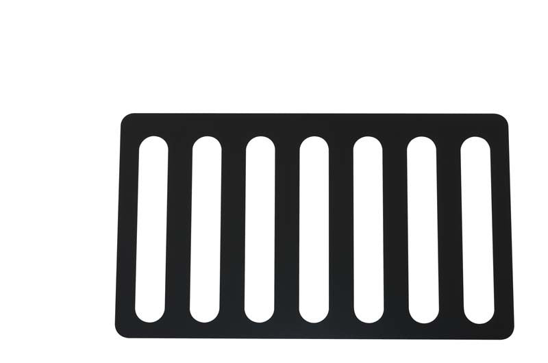 Kentrol 07-18 Jeep Wrangler JK Hood Vent - Powdercoat Black