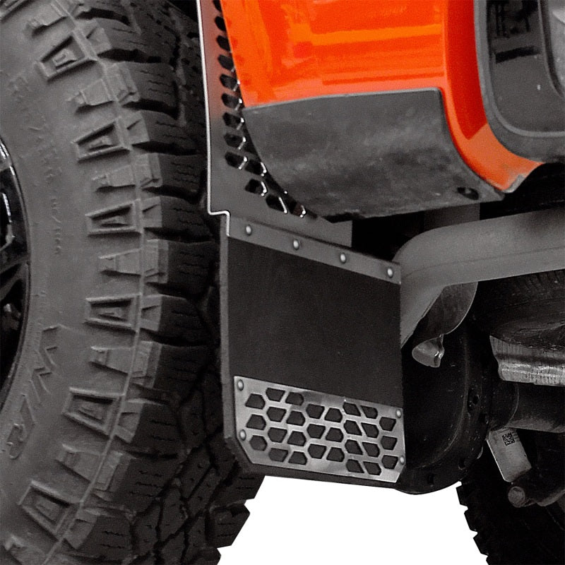 Putco 20-22 Chevrolet Silverado HD / GMC Sierra HD - Set of 2 Mud Skins - HDPE - (Front)