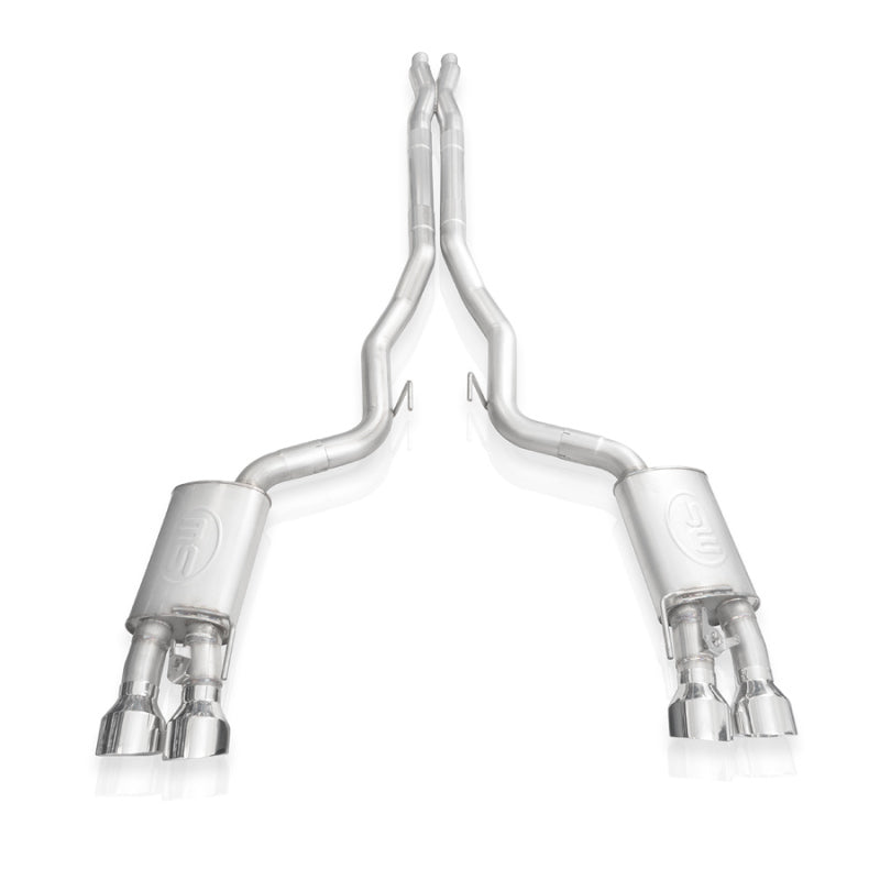 Stainless Works 2020 Ford GT500 Legend Catback X-Pipe Exhaust Factory Connect - Polished Tips-Stainless Works-797 Offroad