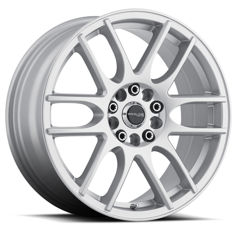 Raceline 141S Mystique 18x7.5in / 5x114.3/5x127 BP / 42mm Offset / 72.62mm Bore - Gloss Silver Wheel