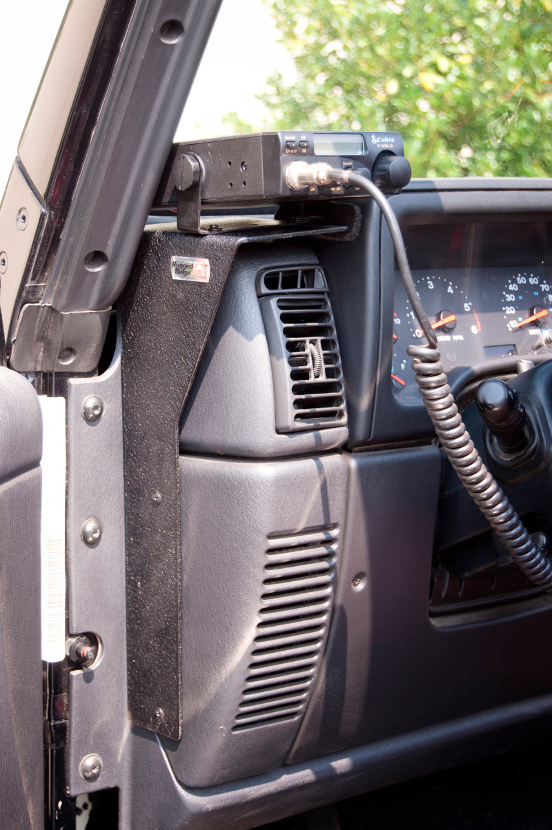 Rugged Ridge CB Radio Dash Mount 97-06 Jeep TJ LJ Jeep Wrangler-Rugged Ridge-797 Offroad