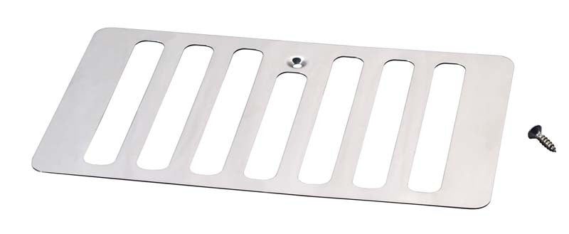 Kentrol 98-06 Jeep Wrangler TJ Hood Vent - Polished Silver