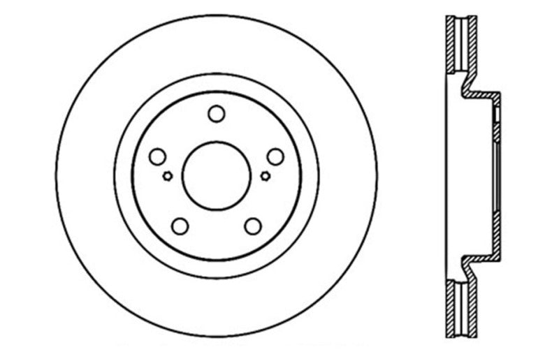 StopTech Drilled Sport Brake Rotor