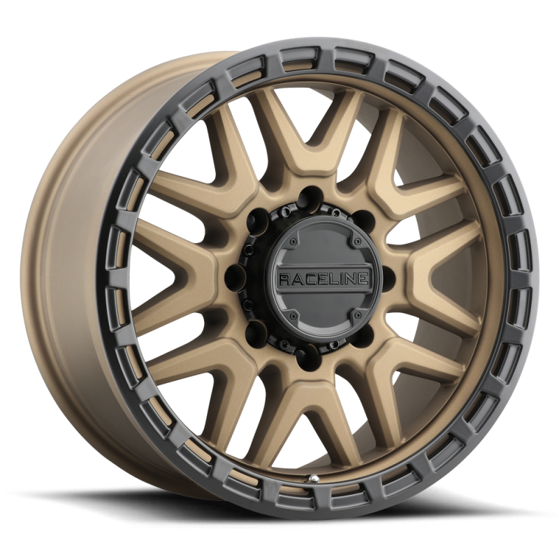 Raceline 953BZ Krank 18x9in / 5x150 BP / 18mm Offset / 110.3mm Bore - Bronze Wheel