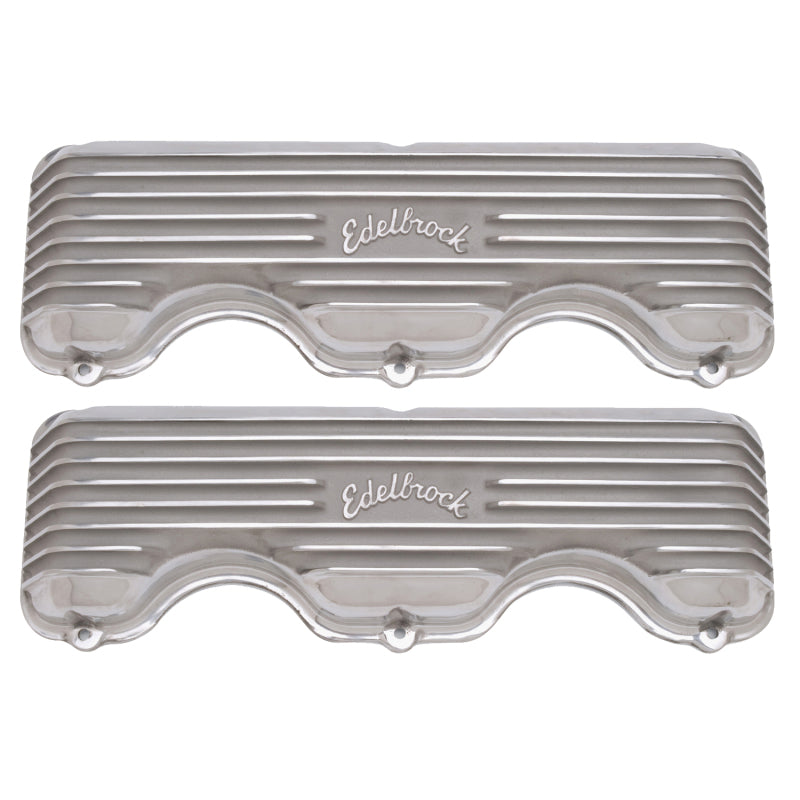 Edelbrock Valve Cover Classic Series Chevrolet W 348/409 CI V8 Polshed