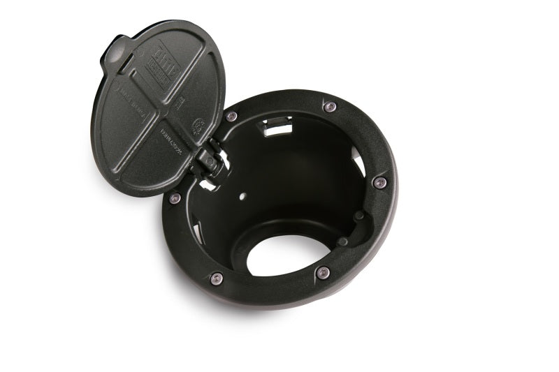 AMP Research 2007-2017 Jeep Wrangler JK 2/4 Door Fuel Door - Black-AMP Research-797 Offroad