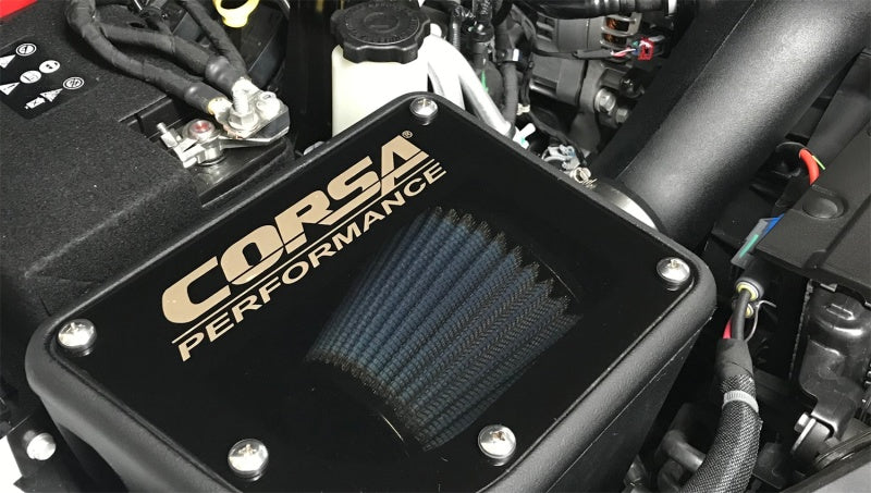 Corsa 18-19 Jeep Wrangler JL 3.6L V6 Closed Box Air Intake w/ MaxFlow 5 Oiled Filter