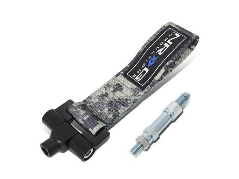 NRG Bolt-In Tow Strap Digital Camo- Hyundai Genesis (5000lb. Limit)