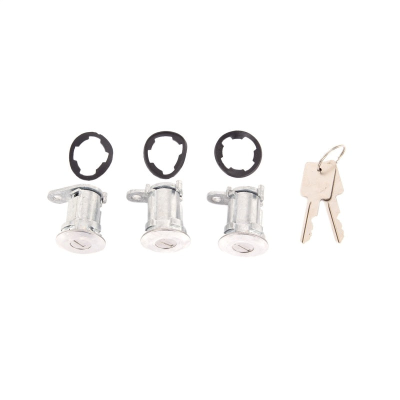 Omix Door Lock Cylinder Kit 3- 76-90 Jeep CJ/XJ/MJ/YJ-OMIX-797 Offroad