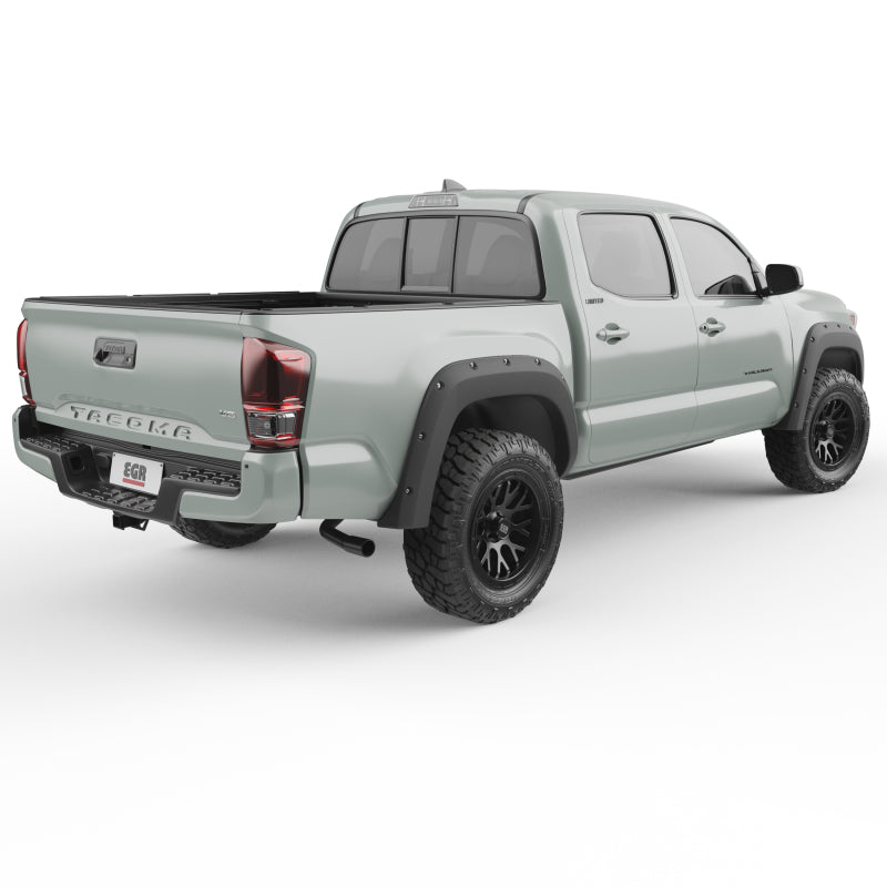 EGR 16+ Toyota Tacoma w/Mudflap Bolt-On Look Fender Flares - Set