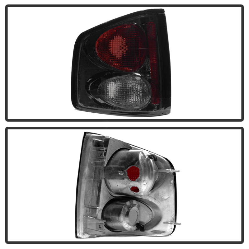 Spyder Chevy S10 94-04/GMC Sonoma 94-04/Isuzu Hombre 96-00 Euro Tail Lights Smke ALT-YD-CS1094-SM