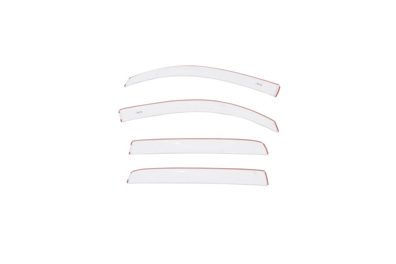 AVS 20-22 Toyota Tacoma Double Cab Low Profile Color Match Ventvisors 4pc - Super White