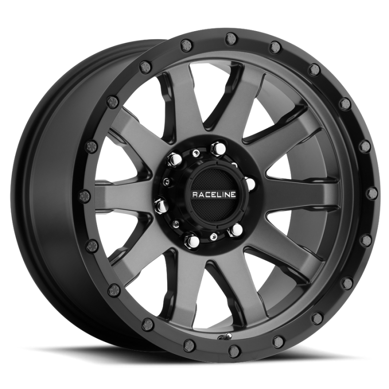 Raceline 934G Clutch 17x9in / 8x165.1 BP / -12mm Offset / 130.81mm Bore - Gunmetal Wheel