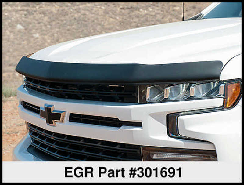 EGR 2019 Chevy 1500 Super Guard Hood Guard - Dark Smoke