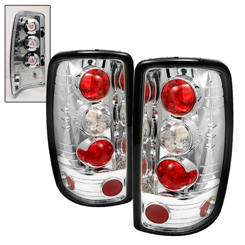 Spyder Chevy Suburban/GMC Yukon/ Yukon Denali 00-06 Euro Tail Lights Chrm ALT-YD-CD00-BD-C