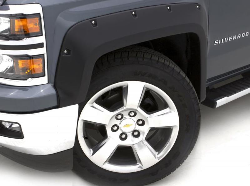 Lund 10-17 Dodge Ram 2500 RX-Rivet Style Smooth Elite Series Fender Flares - Black (4 Pc.)