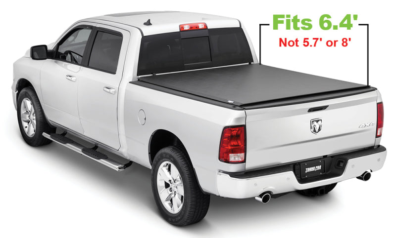 Tonno Pro 09-19 Dodge RAM 1500 6.4ft Fleetside Lo-Roll Tonneau Cover