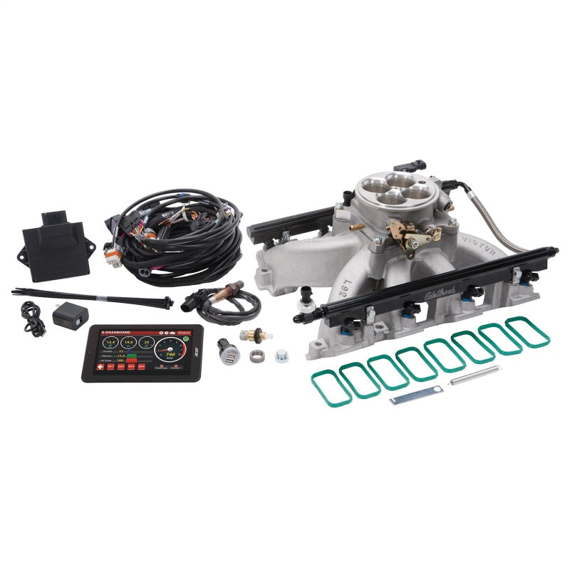 Edelbrock Pro Flo 4 EFI System Seq Port LS Gen III/IV Victor Jr Rect Port 550 HP Max 35lb/hr