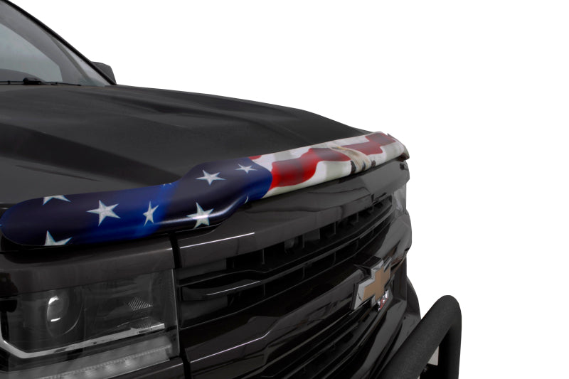 Stampede 2007-2010 Chevy Silverado 2500 HD Vigilante Premium Hood Protector - Flag