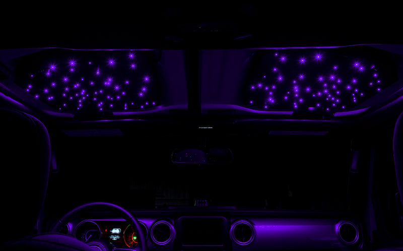 Oracle StarLINER Fiber Optic Hardtop Headliner for Wrangler JL/Gladiator JT - ColorSHIFT-ORACLE Lighting-797 Offroad